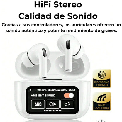 🔊 ¡AIRPODS PRO CON PANTALLA – SONIDO PREMIUM, CANCELACIÓN DE RUIDO Y 75% DE DESCUENTO + Spotify Premium Gratis! 🔥