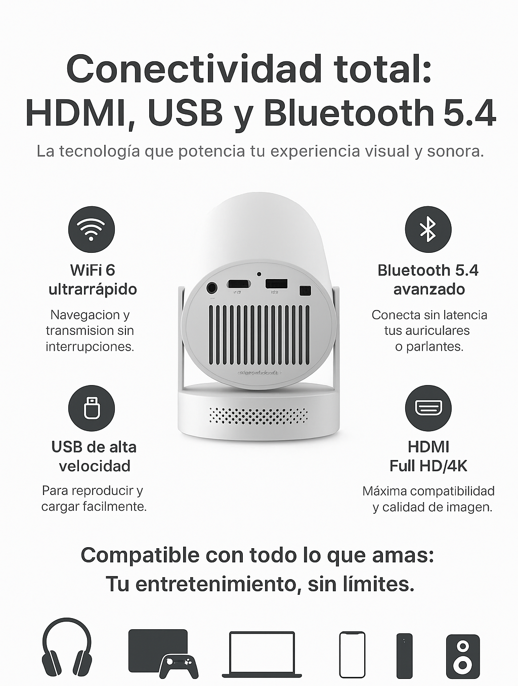 🎥 AirProyector UltraHD 4K + 🕹️ Controlador Premium + 🎁 Regalo exclusivo solo hoy 🔥
