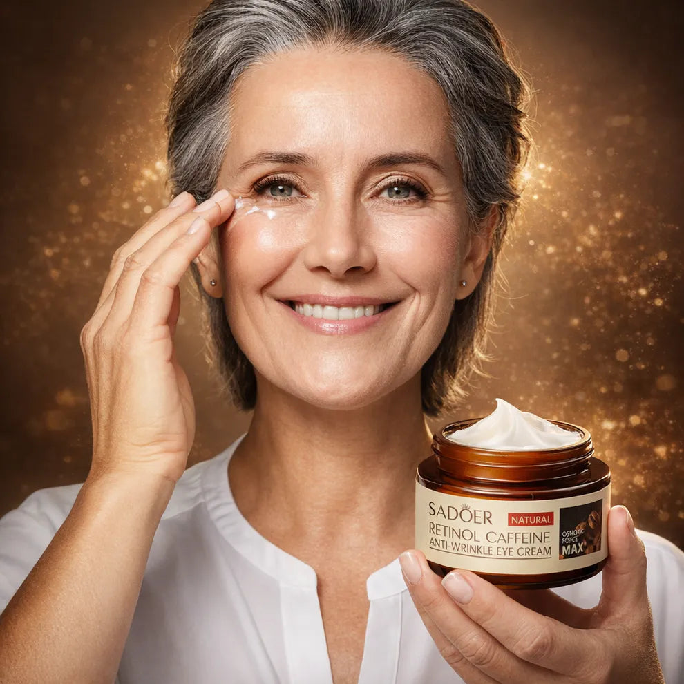 Contorno de Ojos con Cafeína y Retinol – Desinflama y Revitaliza