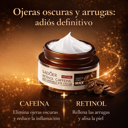 Contorno de Ojos con Cafeína y Retinol – Desinflama y Revitaliza