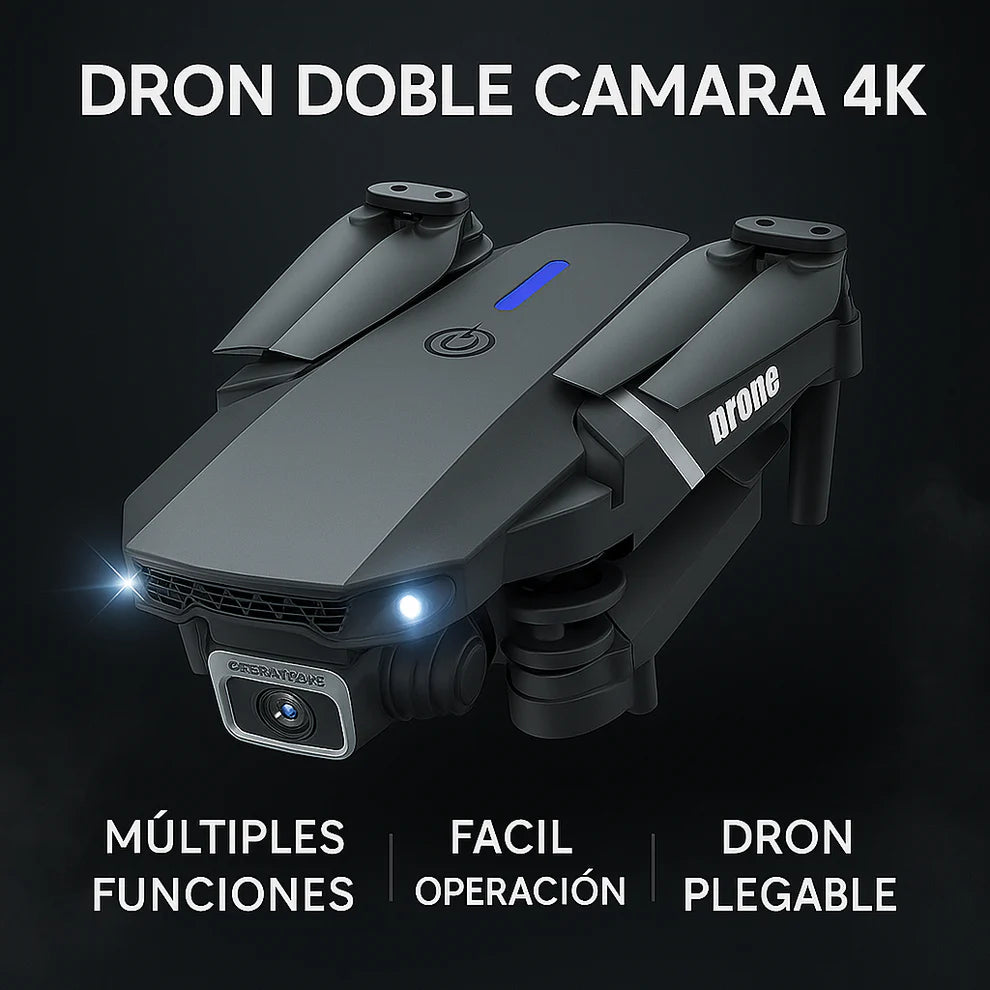 DRON 4K PRO MAX — DOBLE CÁMARA + MALETÍN PREMIUM GRATIS🔥
