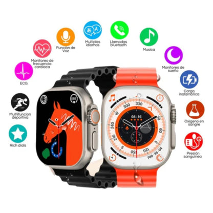 Smartwatch Ultra Pro + 1 correa GRATIS.